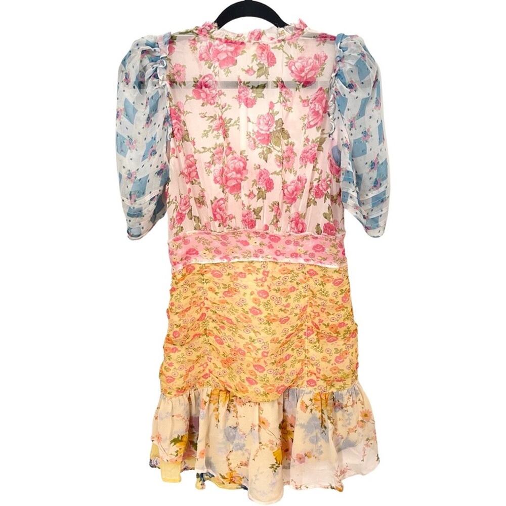 LoveShackFancy Arlo Dress floral print SIZE 6 - Picture 6 of 13